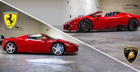 Exotic Dreams: Lamborghini vs. Ferrari Comparison