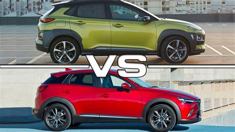 Subcompact SUV Duel: Mazda CX-3 vs. Hyundai Kona